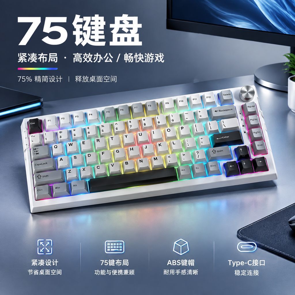Yüzde Tri Mod Mekanik Klavye,  - Desk Setup Pc And Laptop incelemesi ve fiyatı