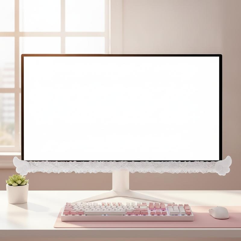 Renkli Dantel Monitör Kenar Sü - Setup Desk Monitor incelemesi ve fiyatı